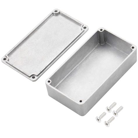 metal enclosure for guitar pedal 1 button 1 knob|DaierTek 125B 1590N1 Aluminum Guitar Pedal .